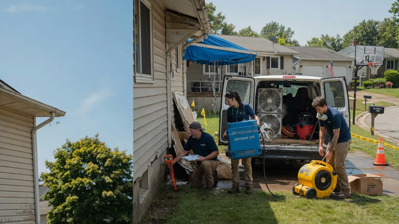 Ceiling Leak Cleanup in Eleanor, WV near me